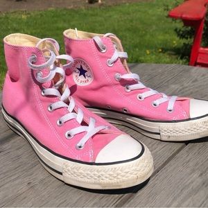 Pink High Top Converse